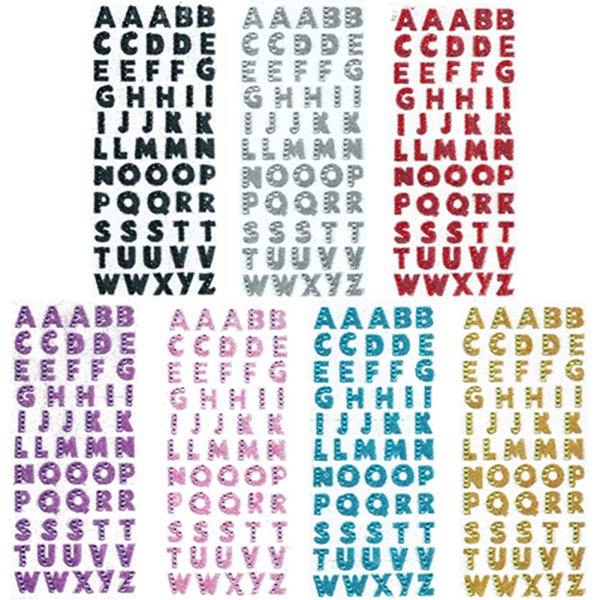 Наклейки с буквами ABC