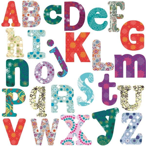 Стикеры буквы