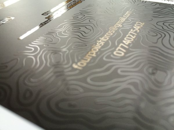 Трафаретная печать на бумаге