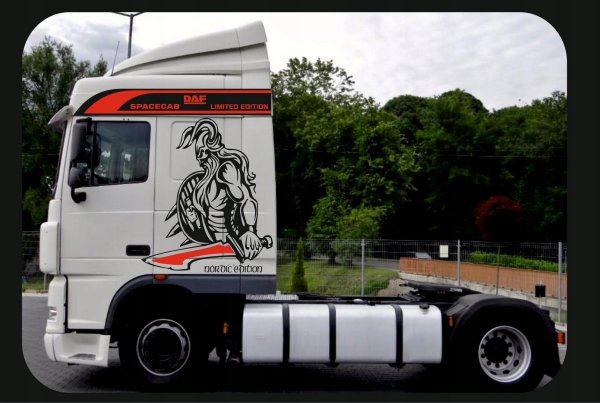 Наклейки на DAF xf105