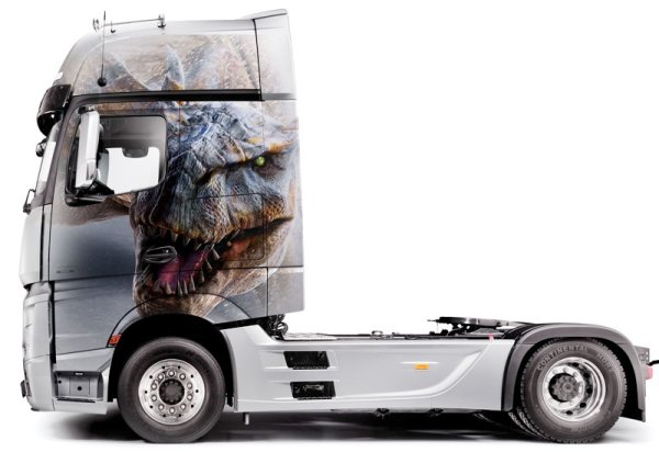 Наклейки на фуру кабины