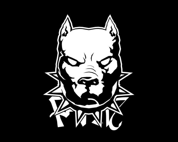 Логотип с питбулем