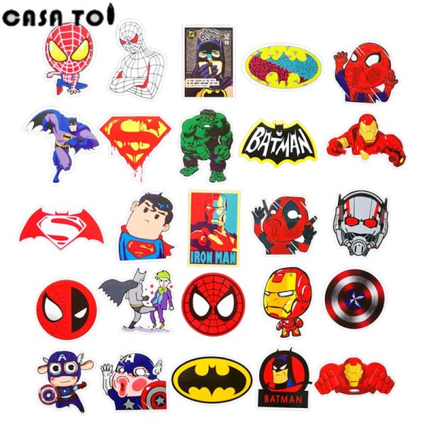 Наклейки с супергероями