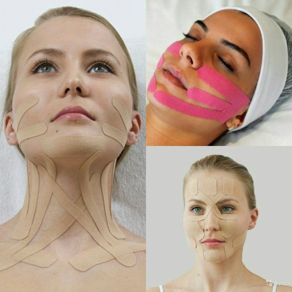 Тейпирование кисетных морщин