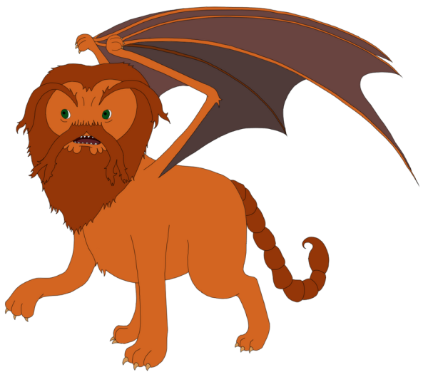 Мантикора рисунок