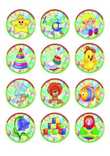 Наклейки на кабинки в детском саду