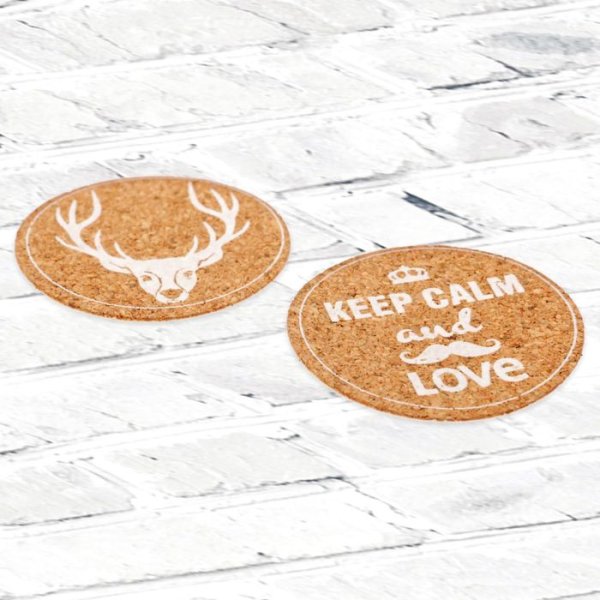 Пробковые наклейки