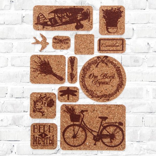 Пробковые наклейки для мебели