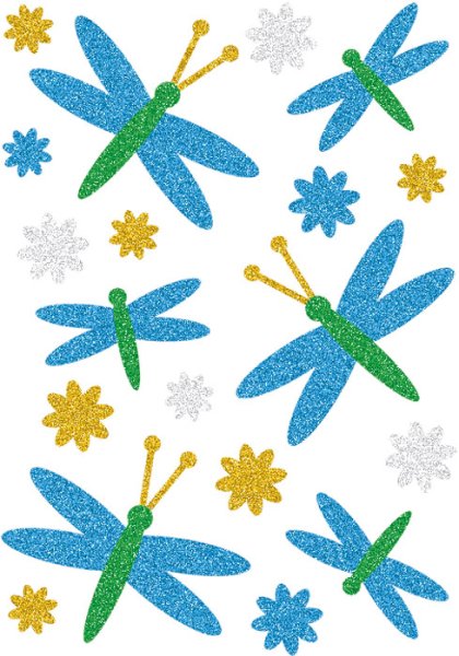 Стрекоза силуэт