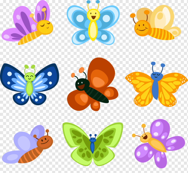 Насекомые черно белые