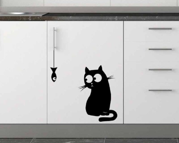 Наклейки на кухонные шкафы