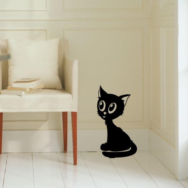 Наклейки на стену кошки