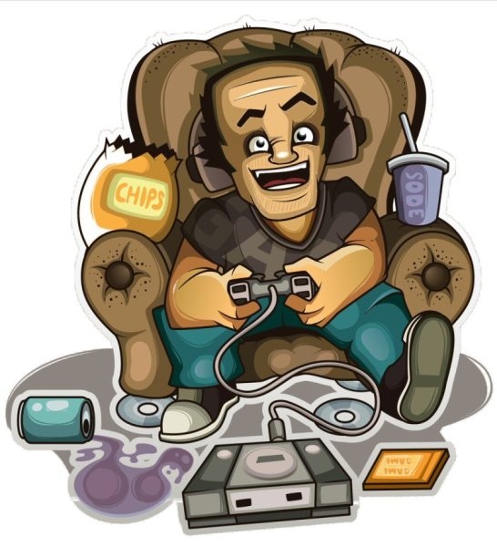 Геймер рисунок