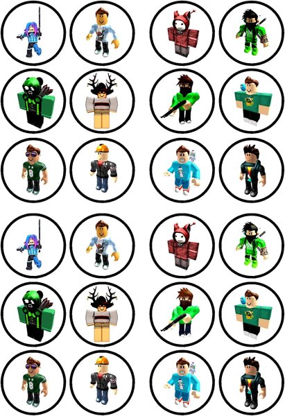 Наклейки с Роблоксом