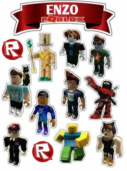 РОБЛОКС печать на торт