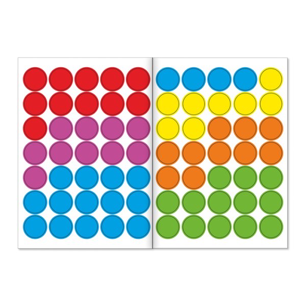 Наклейки цветные кружочки