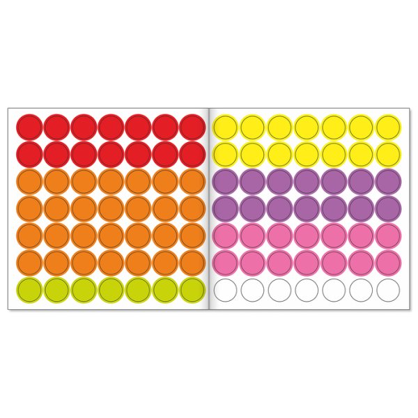 Наклейки кружочки самоклеющиеся