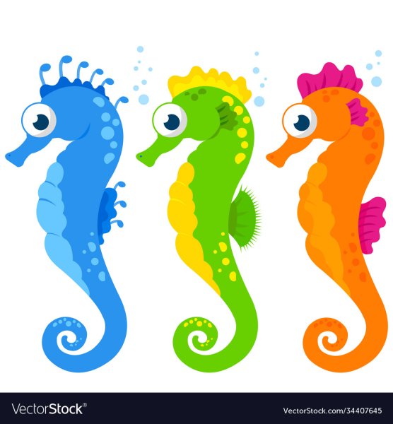 Единорог морская волна