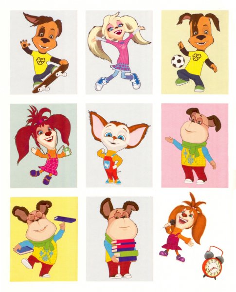 Умка альбом наклеек Барбоскины