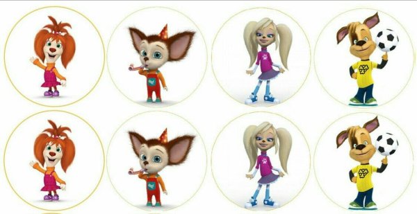 Наклейки с Барбоскиными