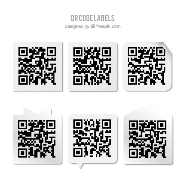 QR коды наклейки