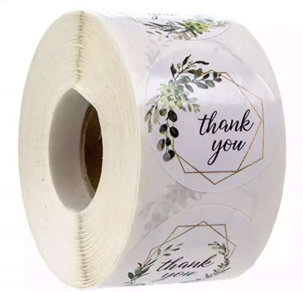 Наклейки в рулоне 500 шт