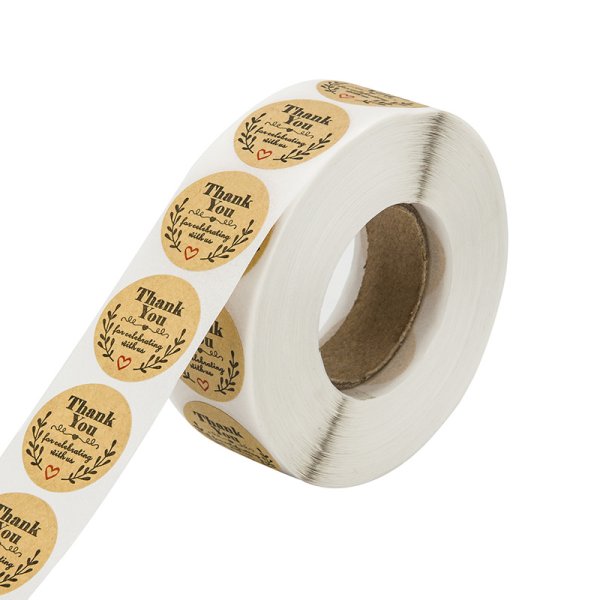 Термоэтикетки круглые