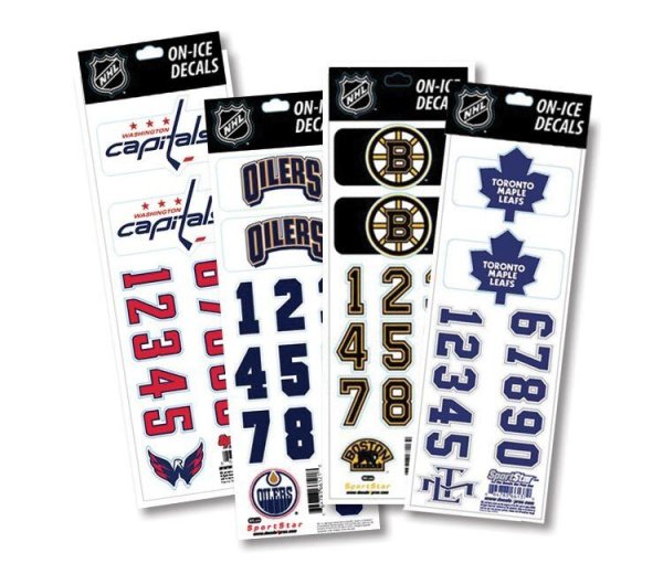 Наклейка на хоккейный шлем NHL