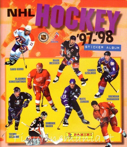 НХЛ 97 Стикеры Panini