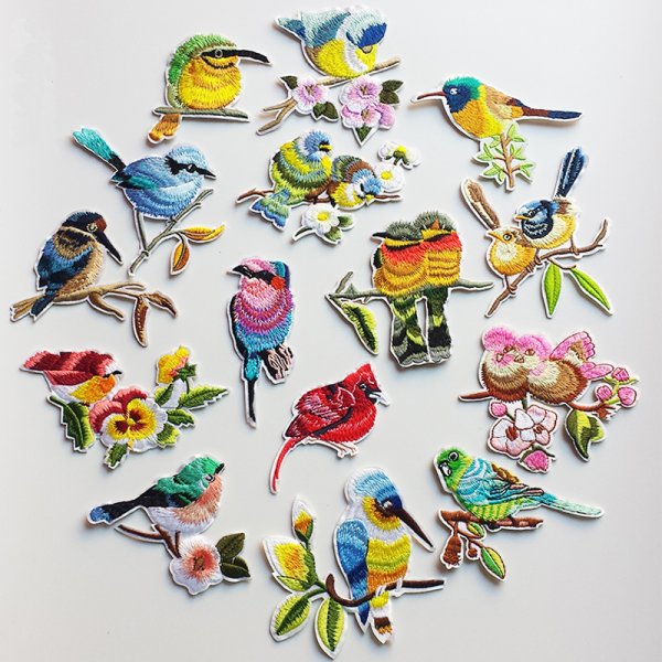 Виды птиц наклейки