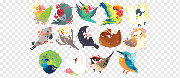 Стикеры птицы