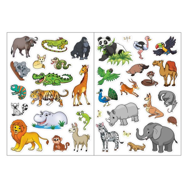 Наклейки животных