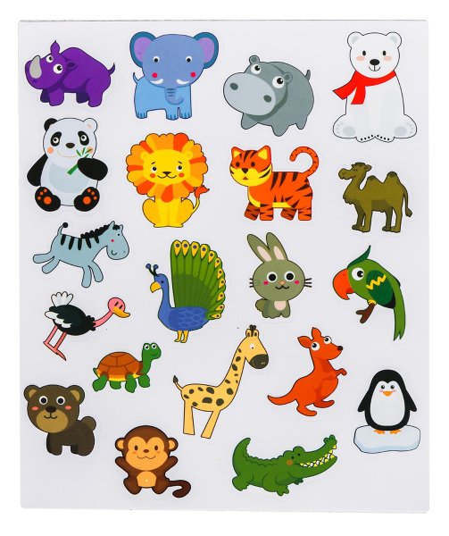 Животные (с наклейками)_