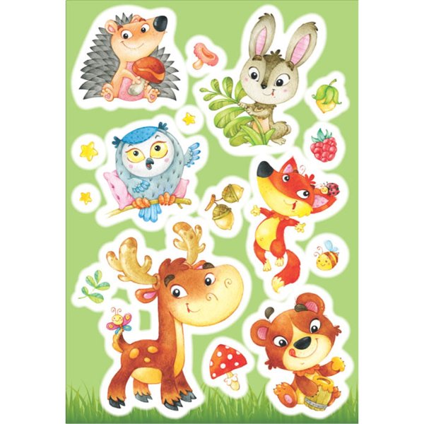 Животные (с наклейками)_