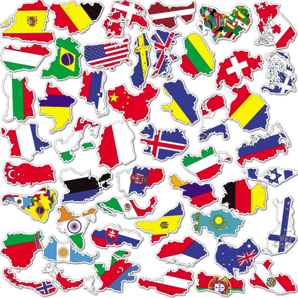 Стикеры разных стран