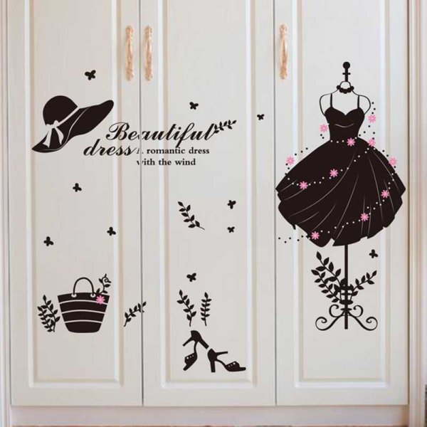 Интерьерные наклейки на шкаф