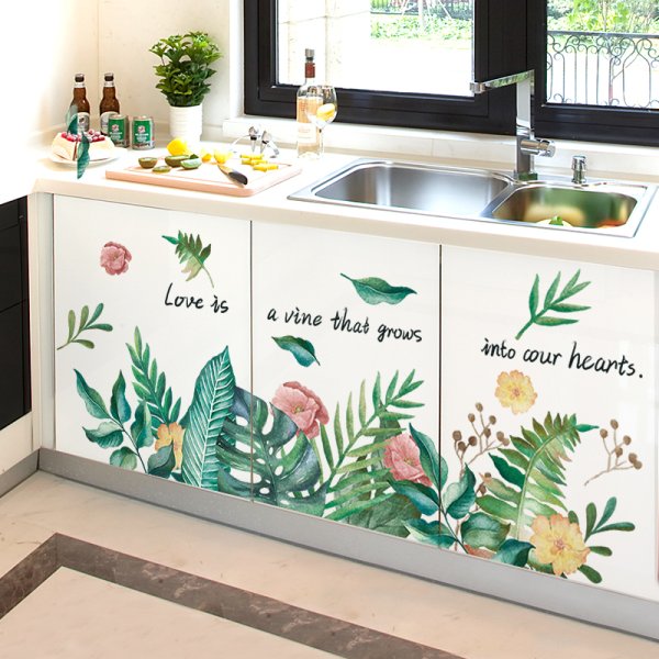 Наклейки на кухонные шкафчики