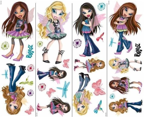 Наклейки куклы