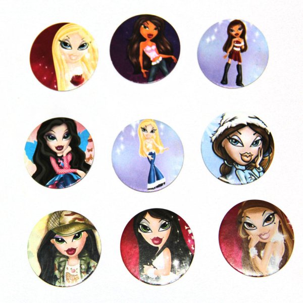 Куклы братц наклейки