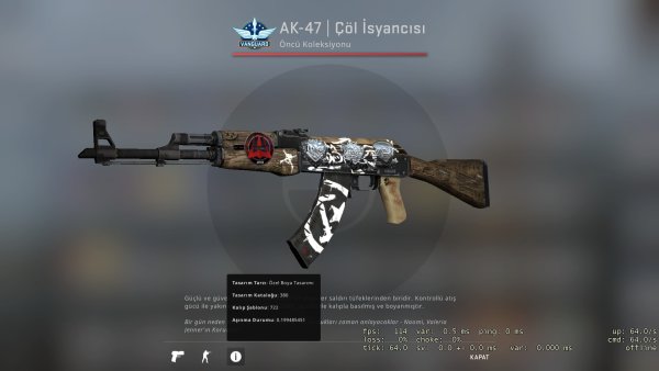 AK-47 пустынный повстанец КС го