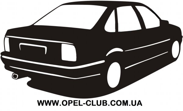 Значок с орлом для Opel