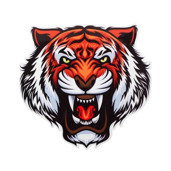 Наклейка тигра на машину