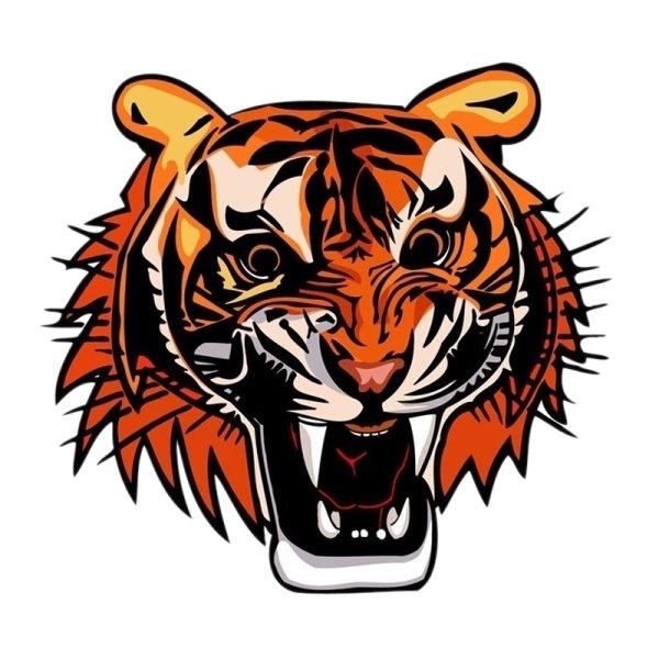 Наклейки на авто тигр