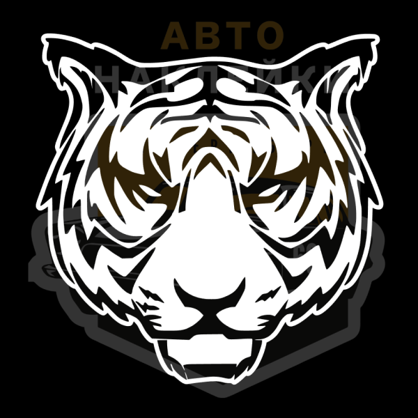 Наклейка тигр вилд