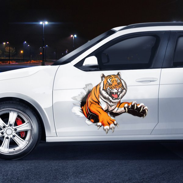 Наклейка (стикер) тигр