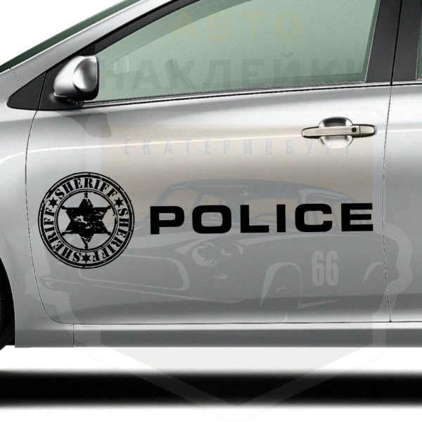 Полиция надпись