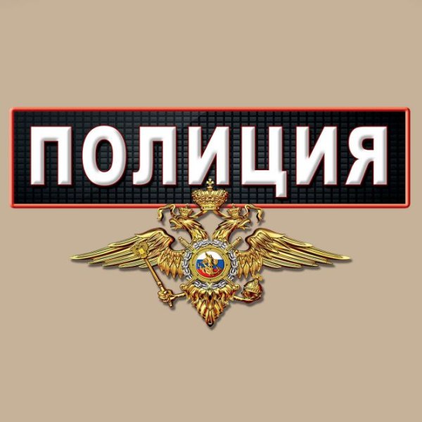 Охраняется полицией наклейка