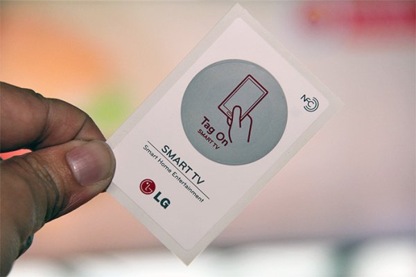 LG метка Smart TV NFC