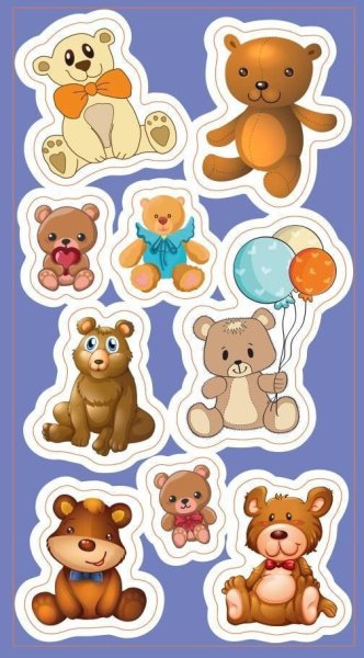 Наклейка - Медвежонок