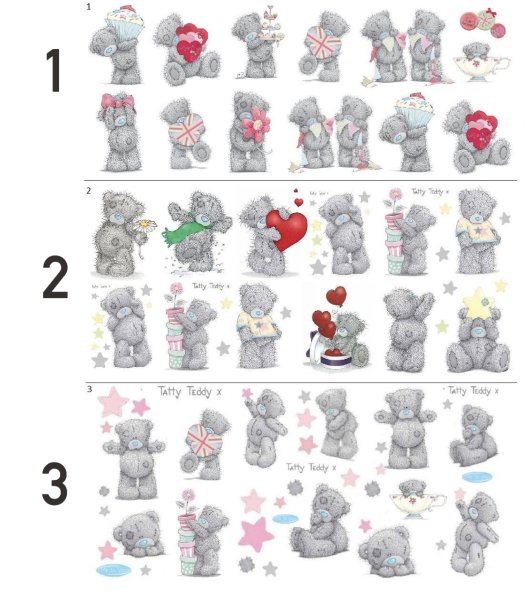 Мишки маленькие Стикеры